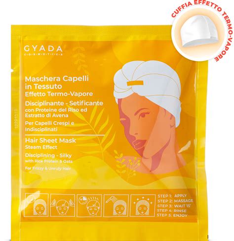 Gyada Cosmetics Maschera Capelli In Tessuto Disciplinante E