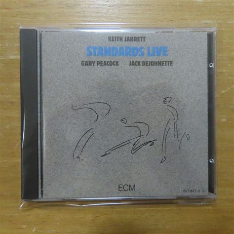 【やや傷や汚れあり】042282782724【cd西独盤蒸着仕様ecm】キース・ジャレット・トリオ Standards Live