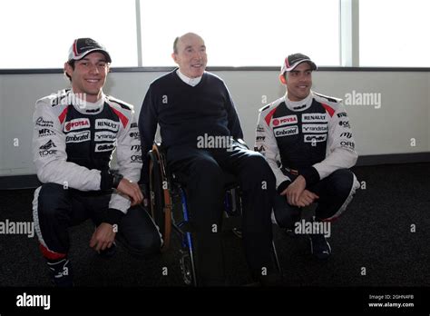 Bruno Senna (BRA), Williams F1 Team with Frank Williams (GBR) Williams ...