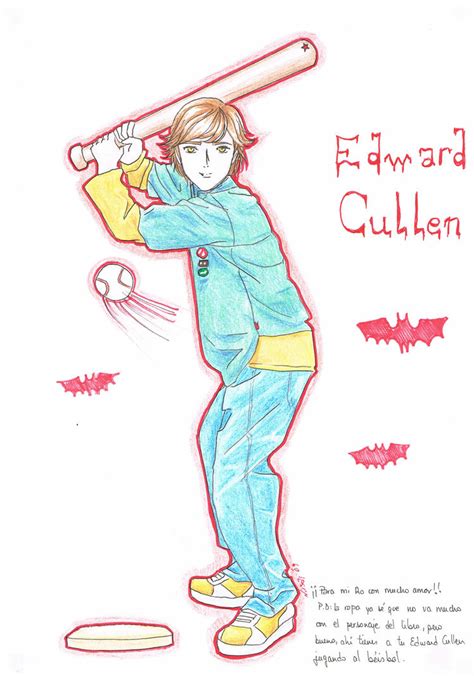 Edward Cullen playing baseball by Niisai on DeviantArt