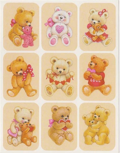 Craft Stickers for sale | eBay | Teddy bears valentines, Teddy bear tattoos, Teddy bear