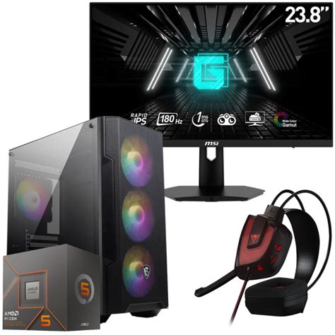 Setup Gamer Elite Pc De Bureau Gaming Ryzen 5 8500G Vega 8 32 Go