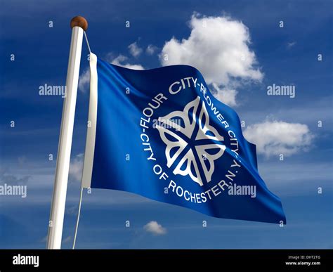 Rochester City flag (isolated with clipping path Stock Photo - Alamy