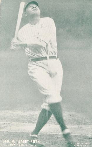Exhibits W Nno Babe Ruth Trading Card Database