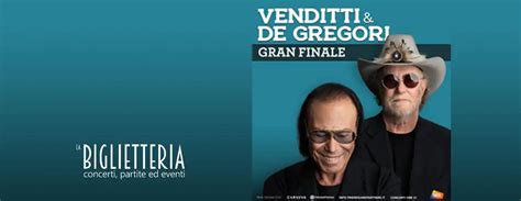 Biglietti Per Venditti E De Gregori In Concerto Al Forum Eventi Di San