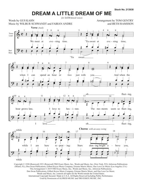 sheet music dream a little dream of me 10
