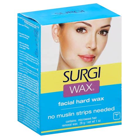 Surgi Hard Wax Microwaveable Compact Face Chin Body Private Parts Bikini Area Hair Remove