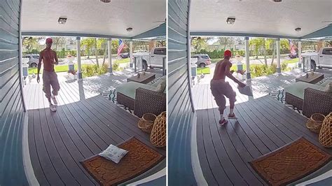 Tampa Porch Pirate Caught On Camera Arrested After Stealing From Over