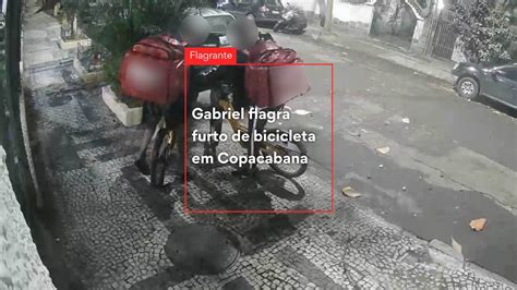 Gabriel flagra furto de bicicleta em Copacabana Gabriel Segurança