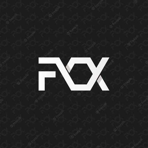 Premium Vector | Fox text logo design template.