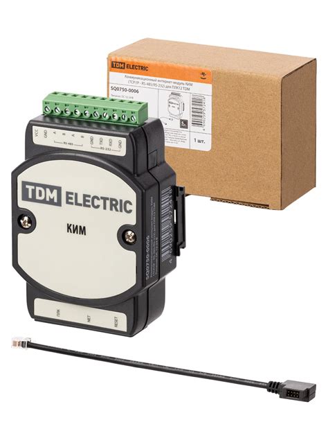 Коммуникационный интернет-модуль КИМ (TCP/IP – RS-485/RS-232) для ПЛК12 ...