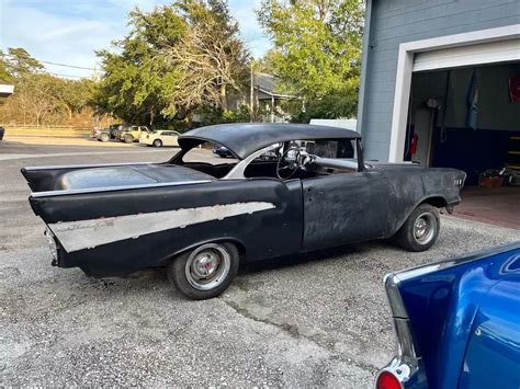 1957 Chevrolet Bel Air Black RWD Manual Hardtop For Sale