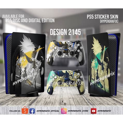 Ps5 Playstation 5 Sticker Skin Decal 2145 Shopee Malaysia