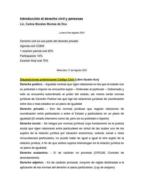 Copia de Civil Introducción al derecho civil y personas Lic Carlos