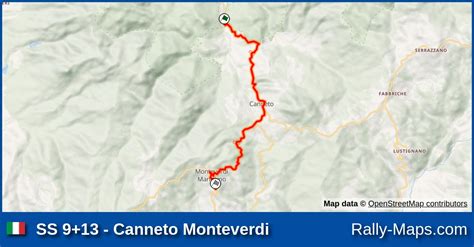 Ss Canneto Monteverdi Stage Map Coppa Liburna Ciar