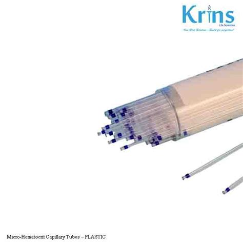 Micro Hematocrit Capillary Tubes Plastic Krins Life Sciences