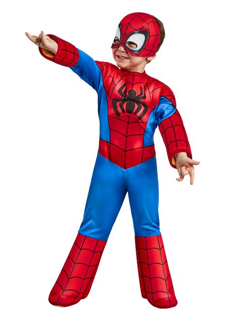 Spidey Deluxe Costume for Toddlers - Marvel Spidey & His Amazing Frien ...