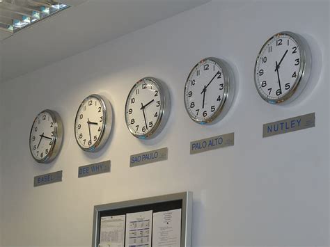 Time Zone Wall Clock Display - Wall Design Ideas