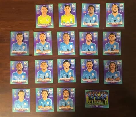 Busca Figuritas Mundial Qatar Seleccion Uruguaya Completa A La