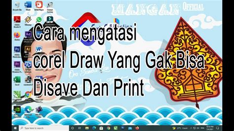 CARA MENGATASI COREL DRAW X7 YANG GAK BISA SAVE PRINT YouTube