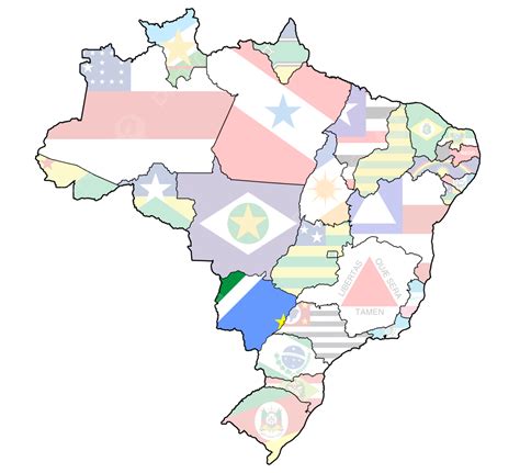 Mapa Do Brasil Mostrando Mato Grosso Do Png Fronteira País