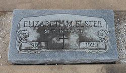 Elizabeth Mary Elster M Morial Find A Grave