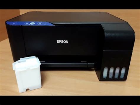 Замена памперса принтера Epson L3100, L3101, L3150, L5190, L1100 ...