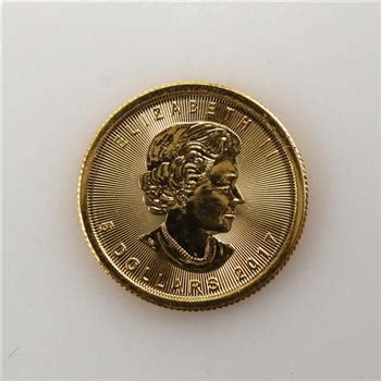 2017 Canadian Fine Gold 5 Dollar 1/10th Oz. Coin | Property Room