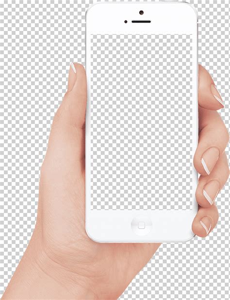 Persona que sostiene el iphone 5 blanco cámara de televisión de