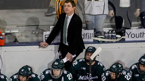 Michigan State signs hockey coach Adam Nightingale to new deal