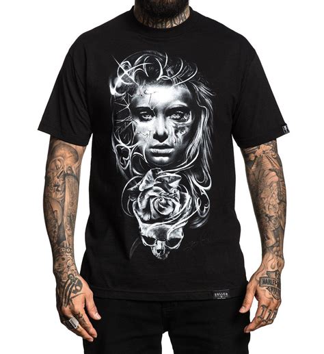 Sullen Art Collective Vêtements Yz Asencio Skull Urban Tatoué T Shirt