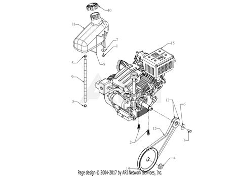 Mtd Cmxgbam As T D Parts Diagram For Engine Drive