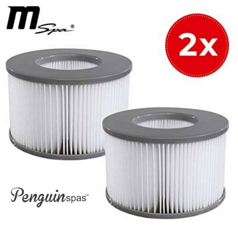 Mspa Hot Tub Cartridge Filter Pack Of 2 B0302949 For Sale From United Kingdom