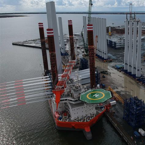 Final Turbine Parts Arrive At Borkum Riffgrund Ii Site Offshore Wind