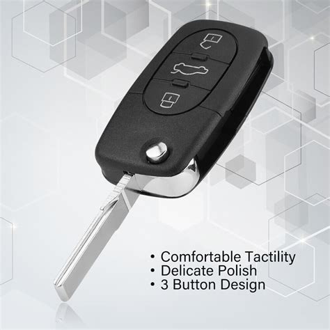 4D0837231K 3 Button Car Remote Control Key 434MHz ID48 Chip Transmitter