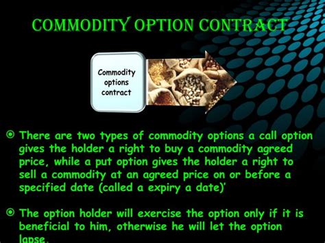 commodity derivatives