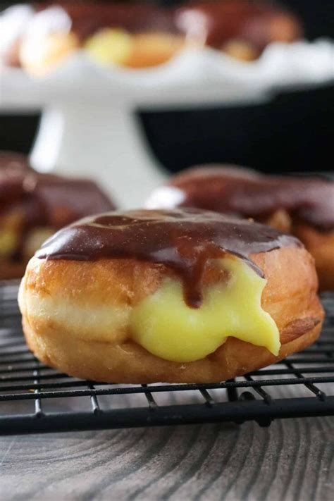 Boston Cream Donuts A Delicious Homemade Version Woman Scribbles