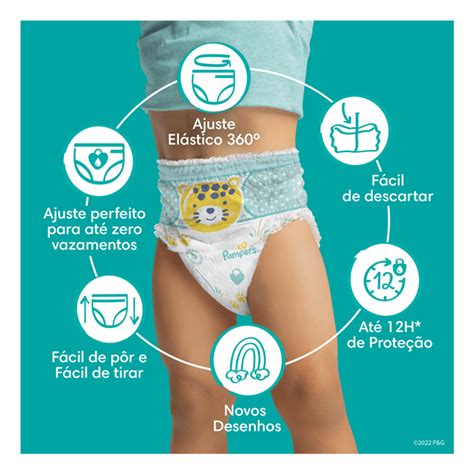 Fralda Pampers Pants Ajuste Total Roupinha Xg 14 Unidades Drogaria