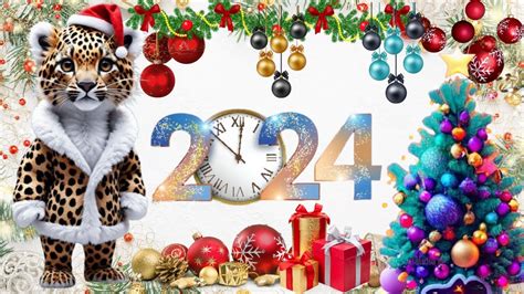 اجمل تهنئة بمناسبة راس السنة 2024 🥳🎉 Happy New Year 2024 🎄🎊 اغاني راس