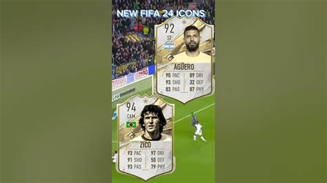 🚨new Fifa 24 Icons🔥 Fifa23 Ultimateteam Football Aguero Zico Youtube