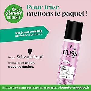 Schwarzkopf Gliss Lait D M Lant Express Brillance Soie Liquide