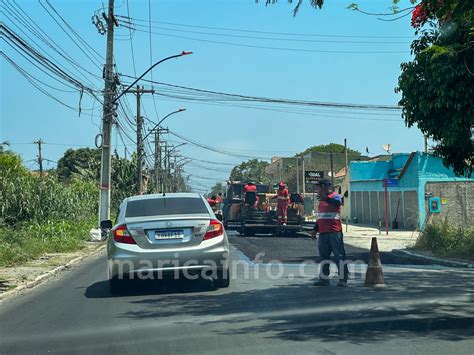 Itaipuaçu Somar realiza recapeamento da antiga Rua Um Maricá Info