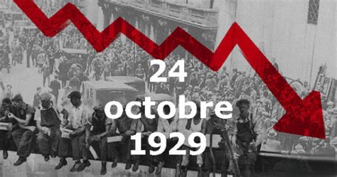 Début du krach de 1929 le Jeudi noir du 24 octobre