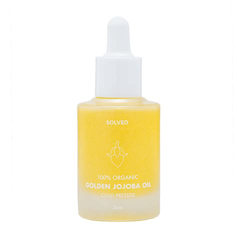 SOLVED SKINCARE 100 Organic Golden Jojoba Oil 30ml Beauty Amora