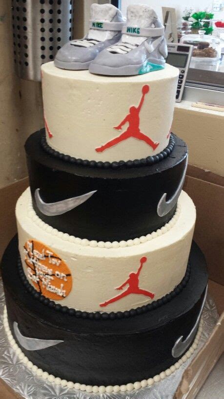 10 Nike Birthday Cakes With Decorations Photo Nike Shoe Box Cake