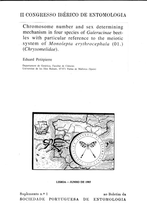 Pdf Chromosome Number And Sex Determining System In Four Species Of