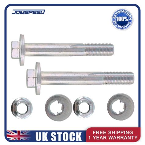 Set 2x Rear Suspension Eccentric Camber Adjustment Bolt 33306760349 For