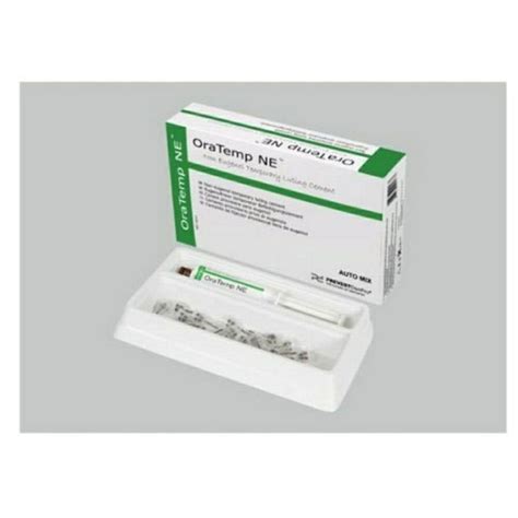 Ora Temp Ne Non Eugenol Temporary Dental Luting Cement Packaging Size