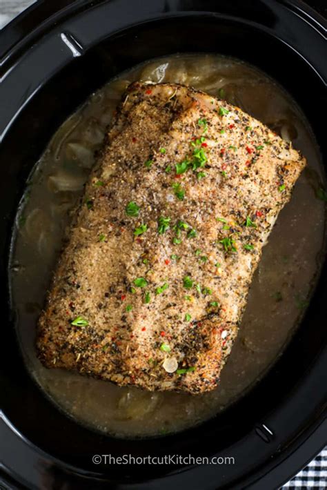 Crock Pot Pork Loin 10 Minute Prep The Shortcut Kitchen