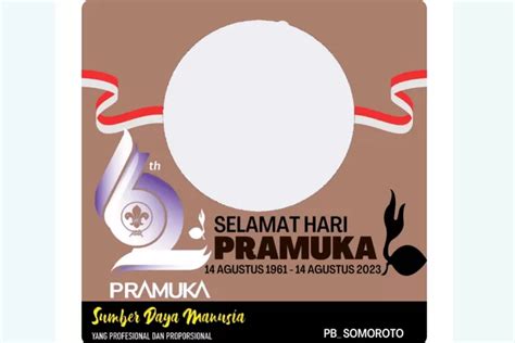 Terbaru 15 Link Twibbon Hari Pramuka Ke 62 Mari Ramaikan Dengan Foto